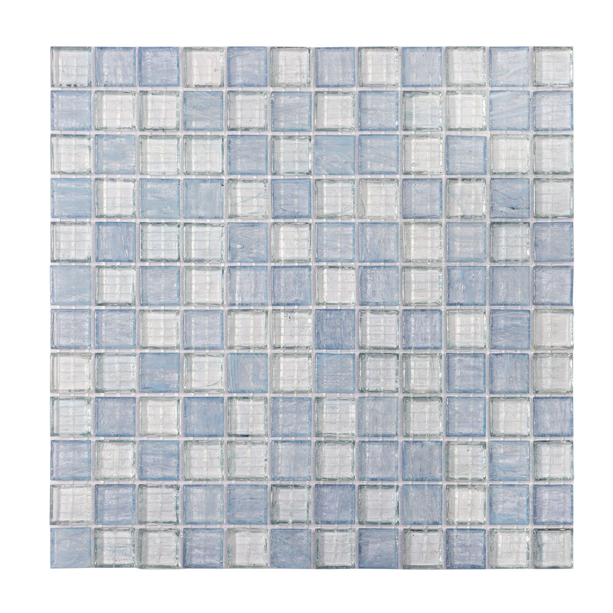 Translucence Sky Blue Fired Earth Glass Mosaic Tiles 23mm*23mm