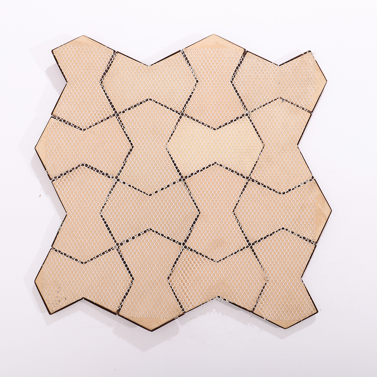 3D Copper Metal Accent Mosaic Wall Tile 