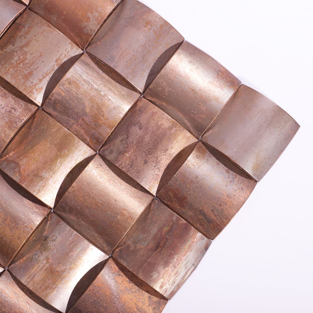 Detail view highlighting the soft curves and reflective surface