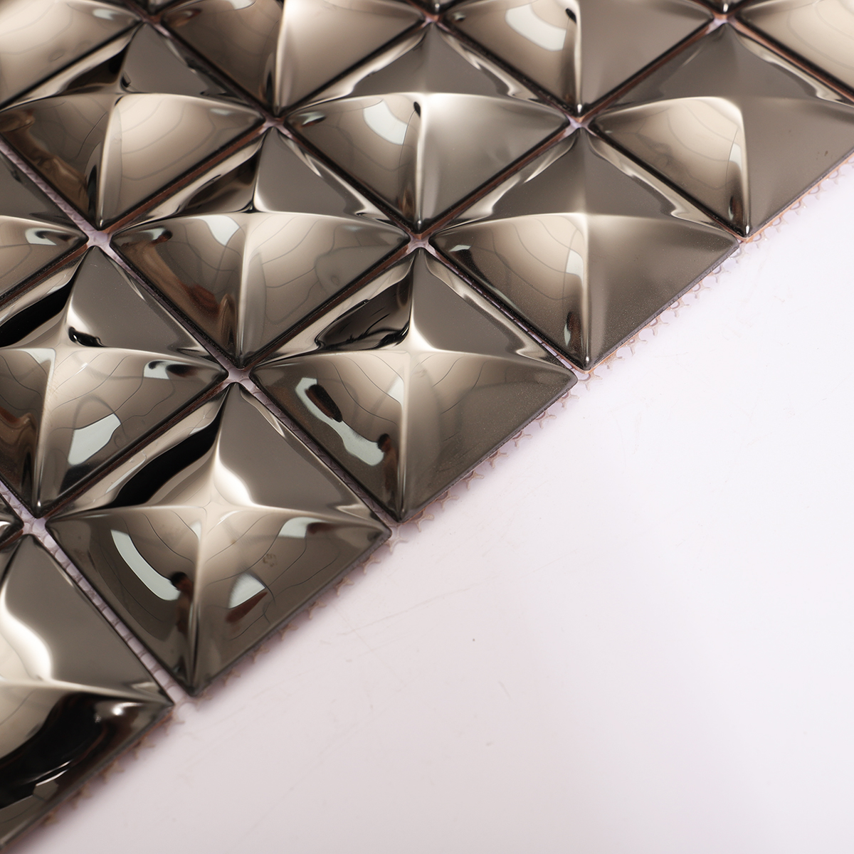 Side profile showing the raised 3D effect and tile thickness.