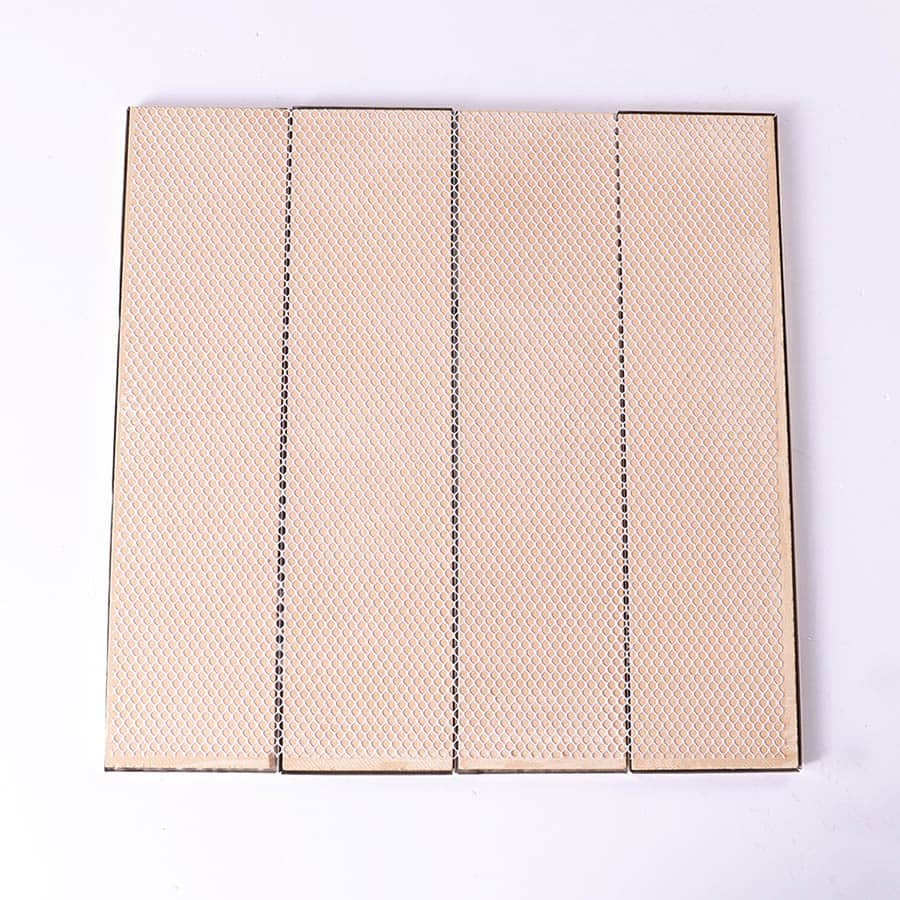 Back mesh design of black stainless steel vertical subway mosaic tile sheet