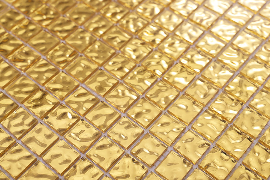Gold Pool Tiles | Luxury Metallic Mosaic Tiles for Pools & Spas