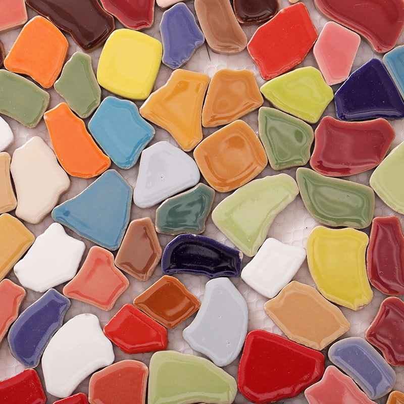  Irregular colorful ceramic tile chips for mosaic design