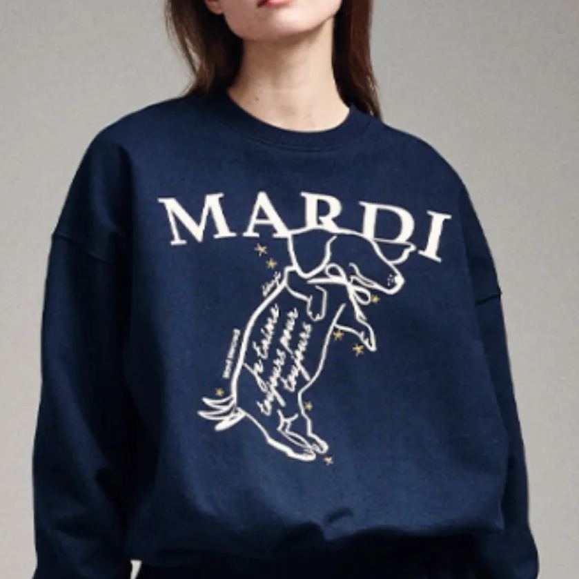 PREORDER]MARDI MERCREDI, SWEATSHIRT SWING THE TAIL DDANJI, POMARDI203