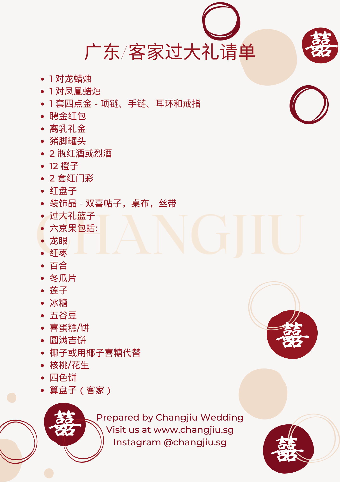 广东_客家过大礼请单