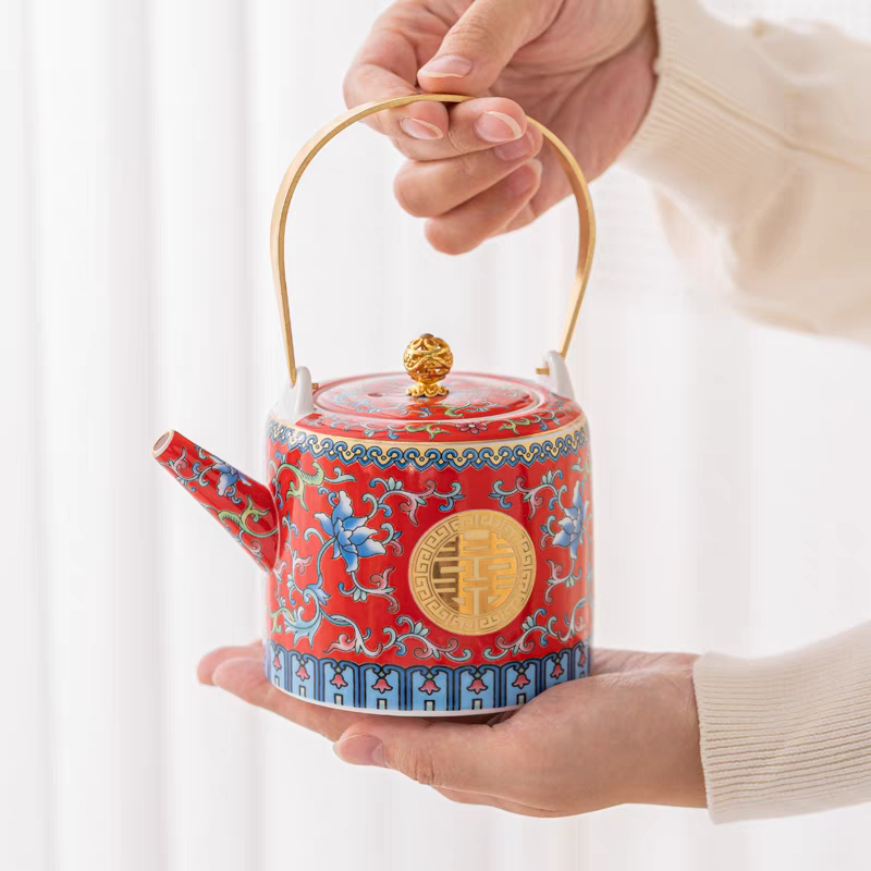Wedding Teapot Set 敬茶壶 | Peranakan Style