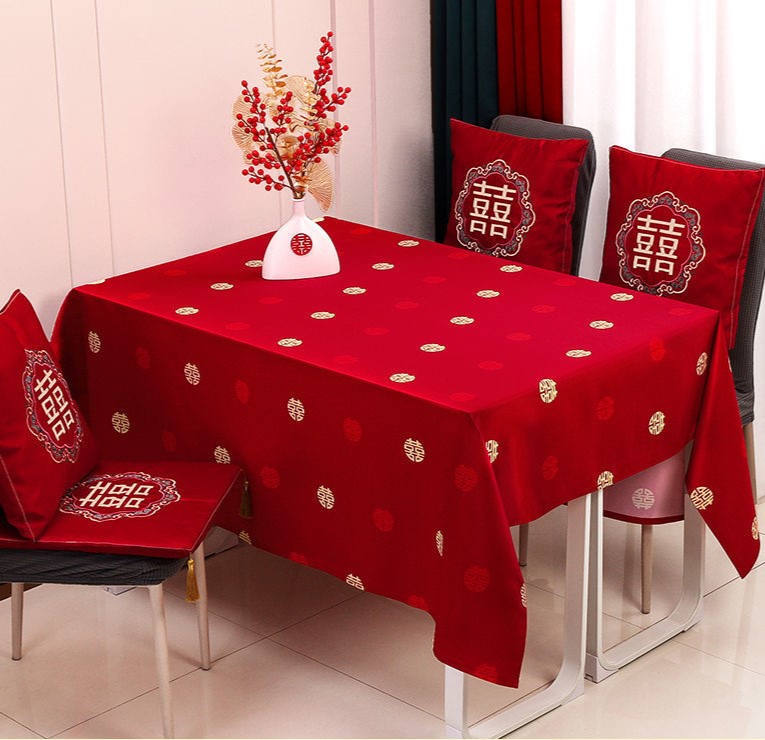 Guo Da Li Chinese Wedding Table Cloth Design 1