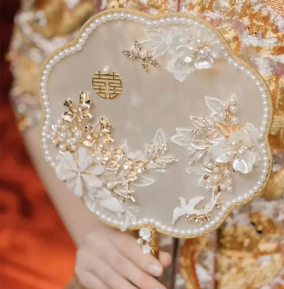 Chinese Wedding Kua Oriental Fan 扇子 (4 Designs)