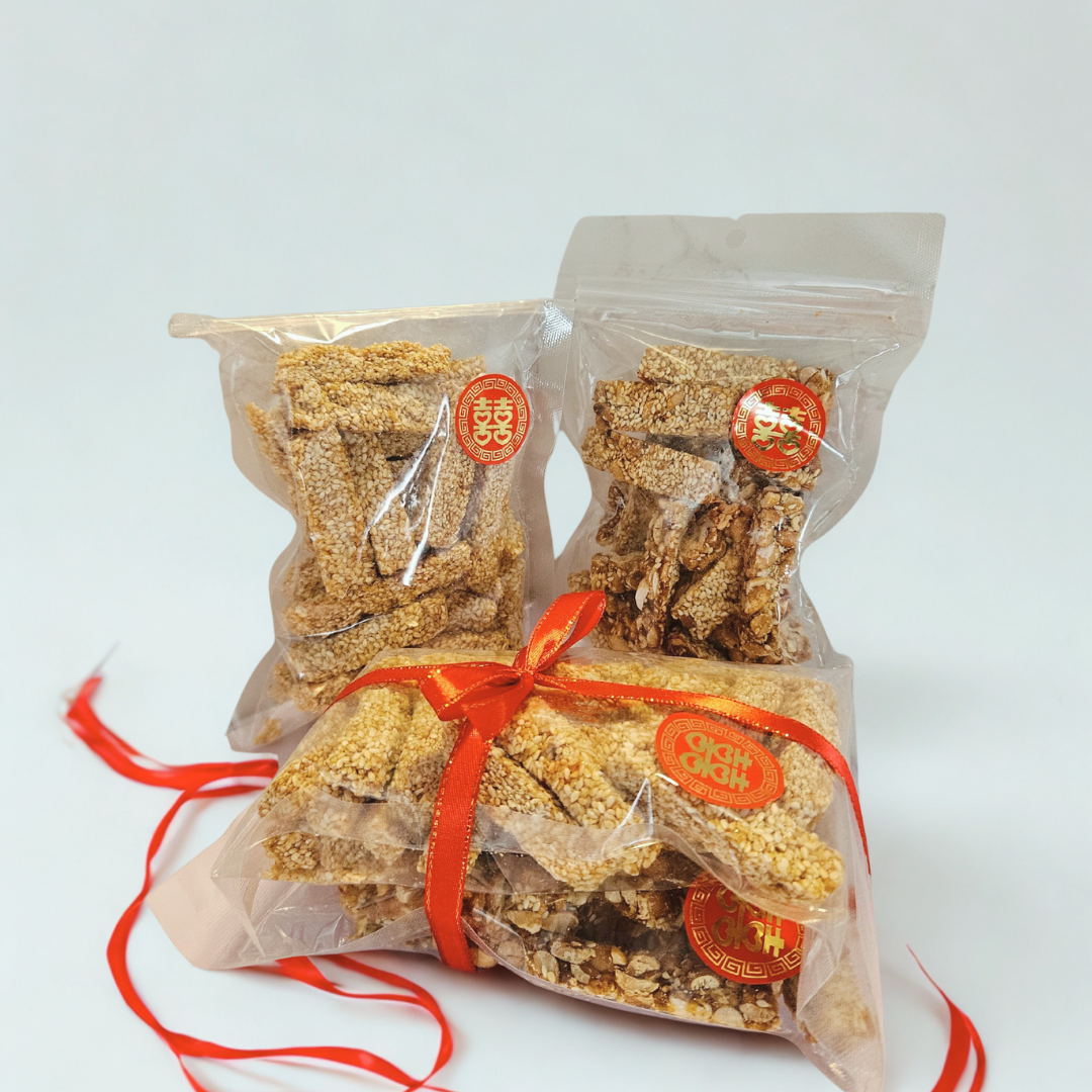 Teochew Peanut and Sesame Candies 花生芝麻糖