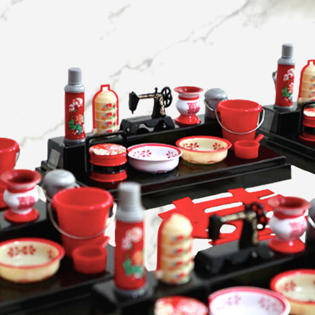 Guo Da Li Miniature/ Descendant Pail Set/ Prosperity Set 子孙桶聚宝盆