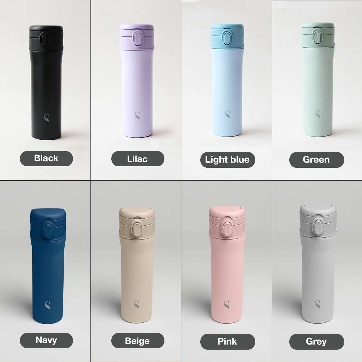 Kokoro Plus | Porcelain Thermal Flask | Dual Usage Bottle