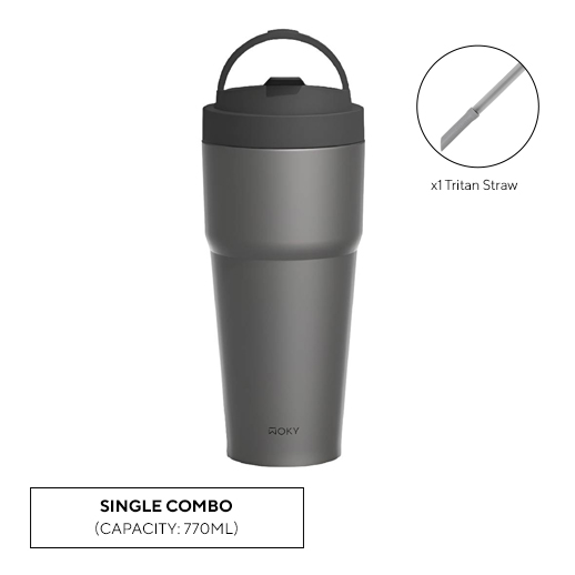 Woky Titanium Travel Mug - Single Combo