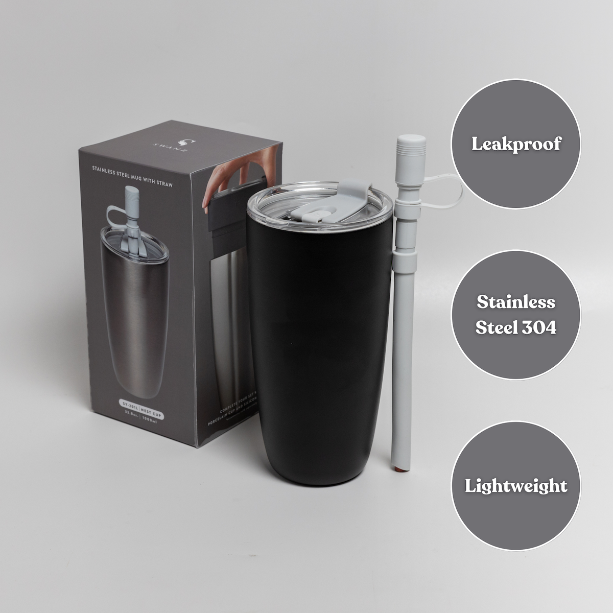 Stainless Steel Travel Cup 1000ml