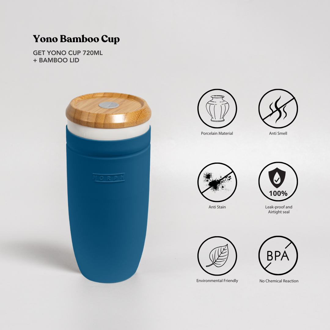Yono Cup with Bamboo Lid 720ml