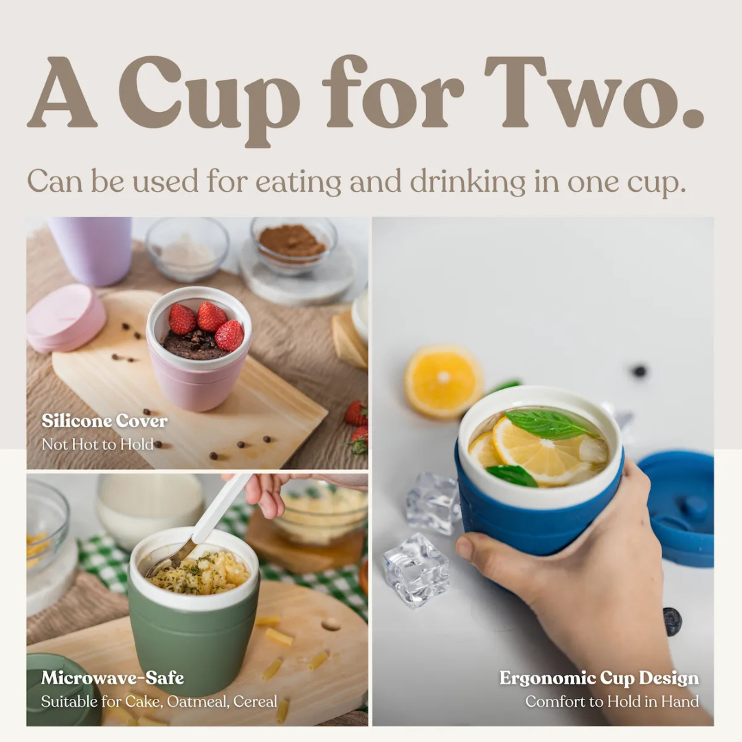 Yono Cup Bamboo Lid 720ml