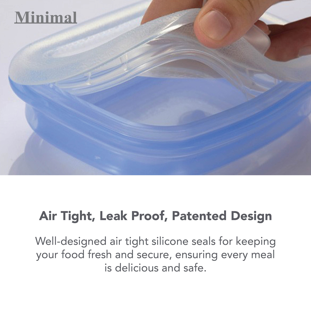 Minimal Silicone Food Storage Container 660 ml 