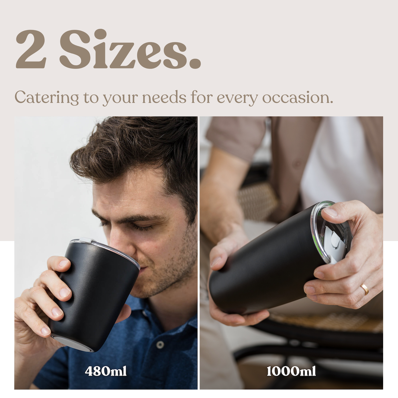 Stainless Steel Travel Cup 480ml