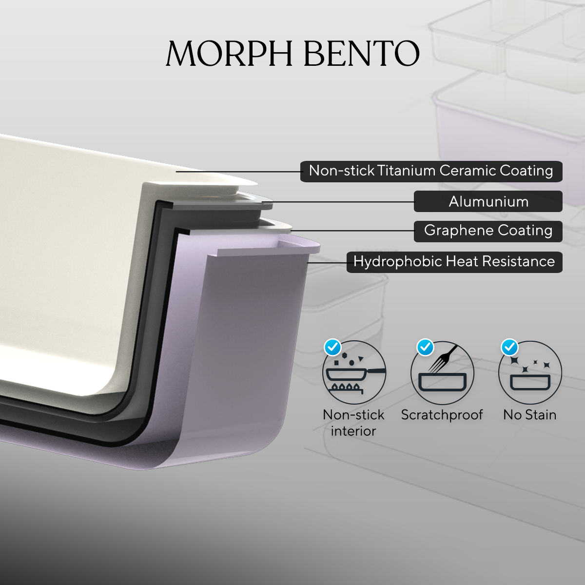 Morph Bento S (800ml)