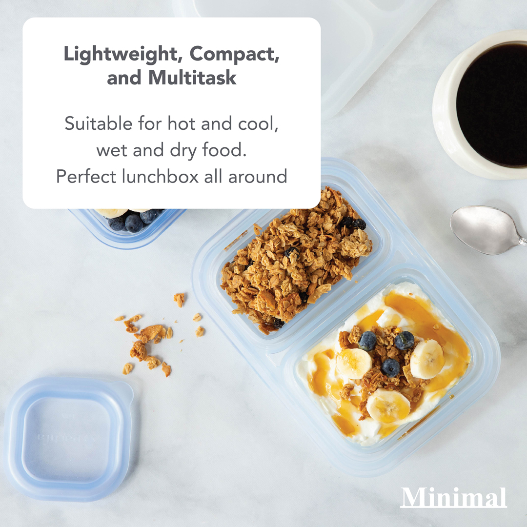 Minimal Silicone Food Storage Container 1200 ml