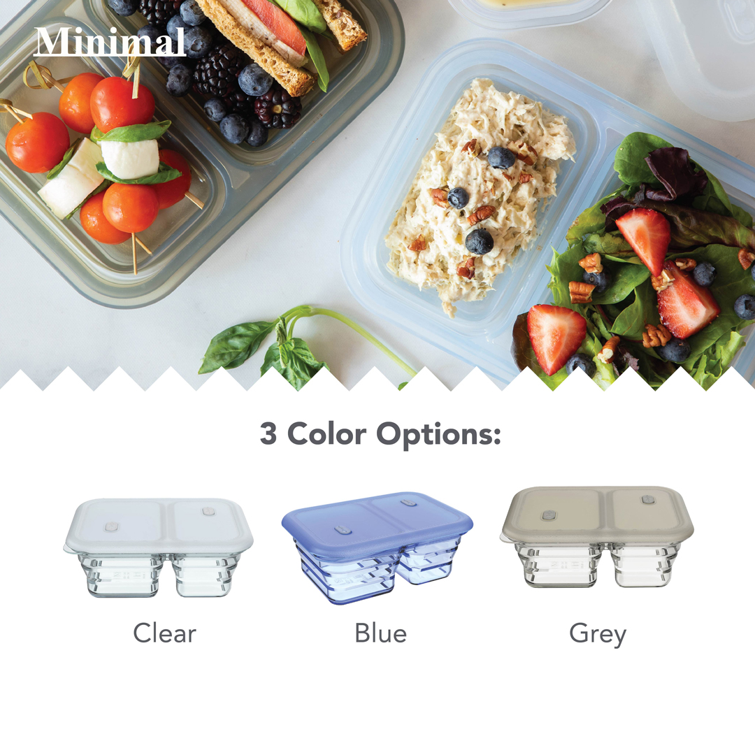 Minimal Silicone Food Storage Container 1200 ml