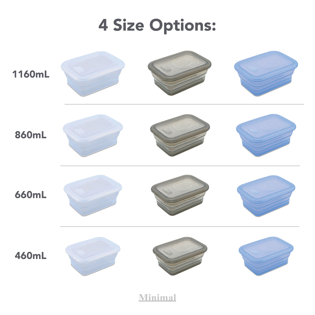 Minimal Silicone Food Storage Container 660 ml 
