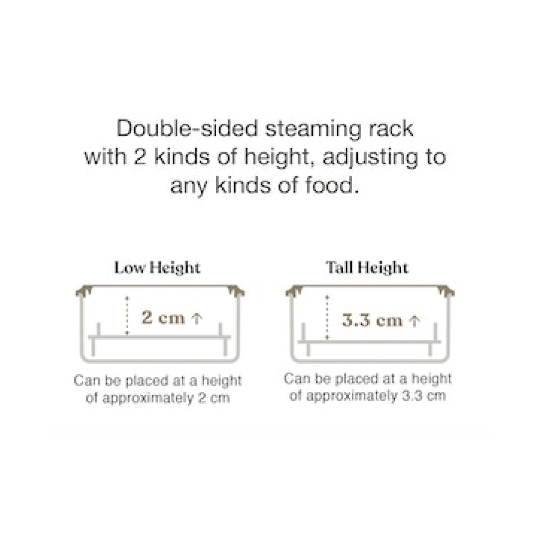 Add-on Metal Steamer (Microwave Safe)