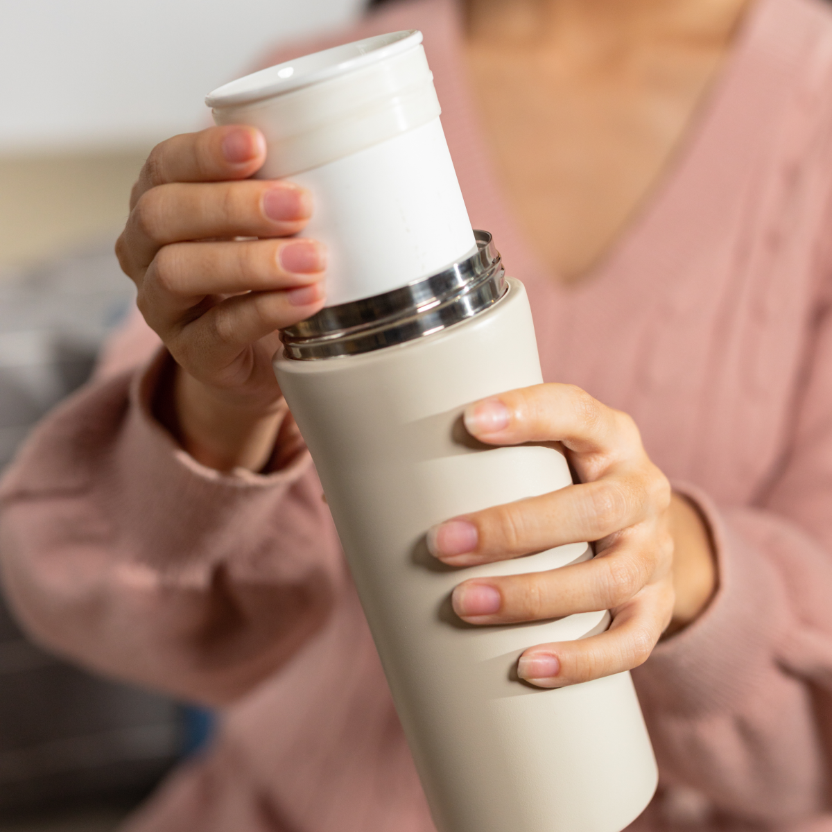 Kokoro Porcelain Thermal Flask Plus (Small) 550ml