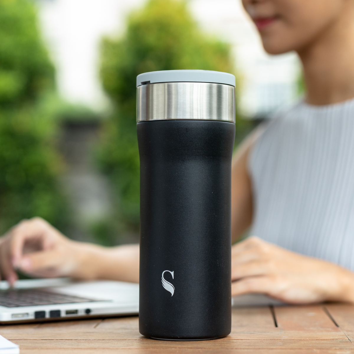 Kokoro Porcelain Thermal Flask Plus (Small) 550ml