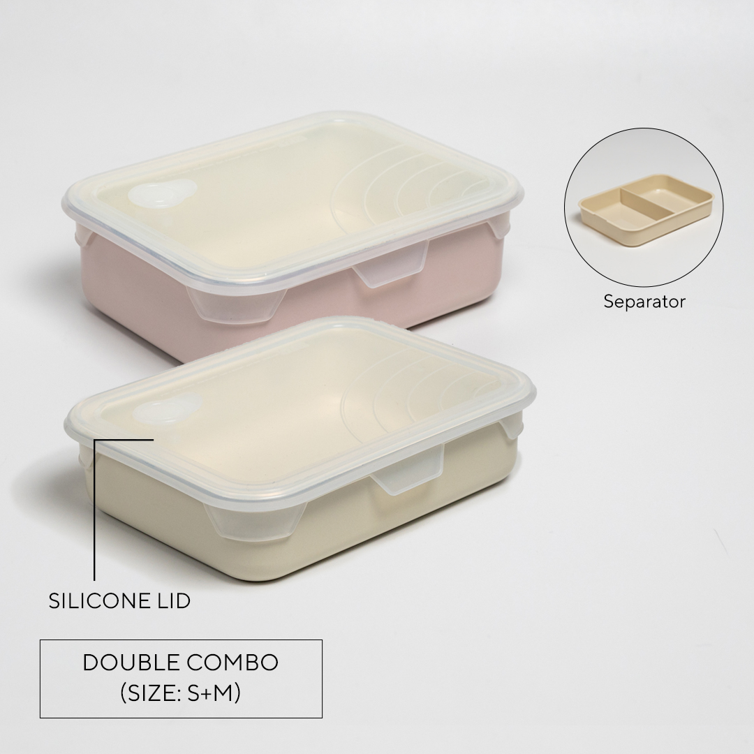 Revo Double Combo (With Silicone Lid)