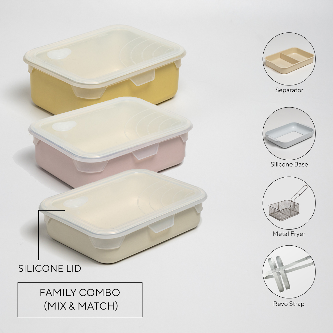 Revo Wholesome Combo (With Silcione Lid)