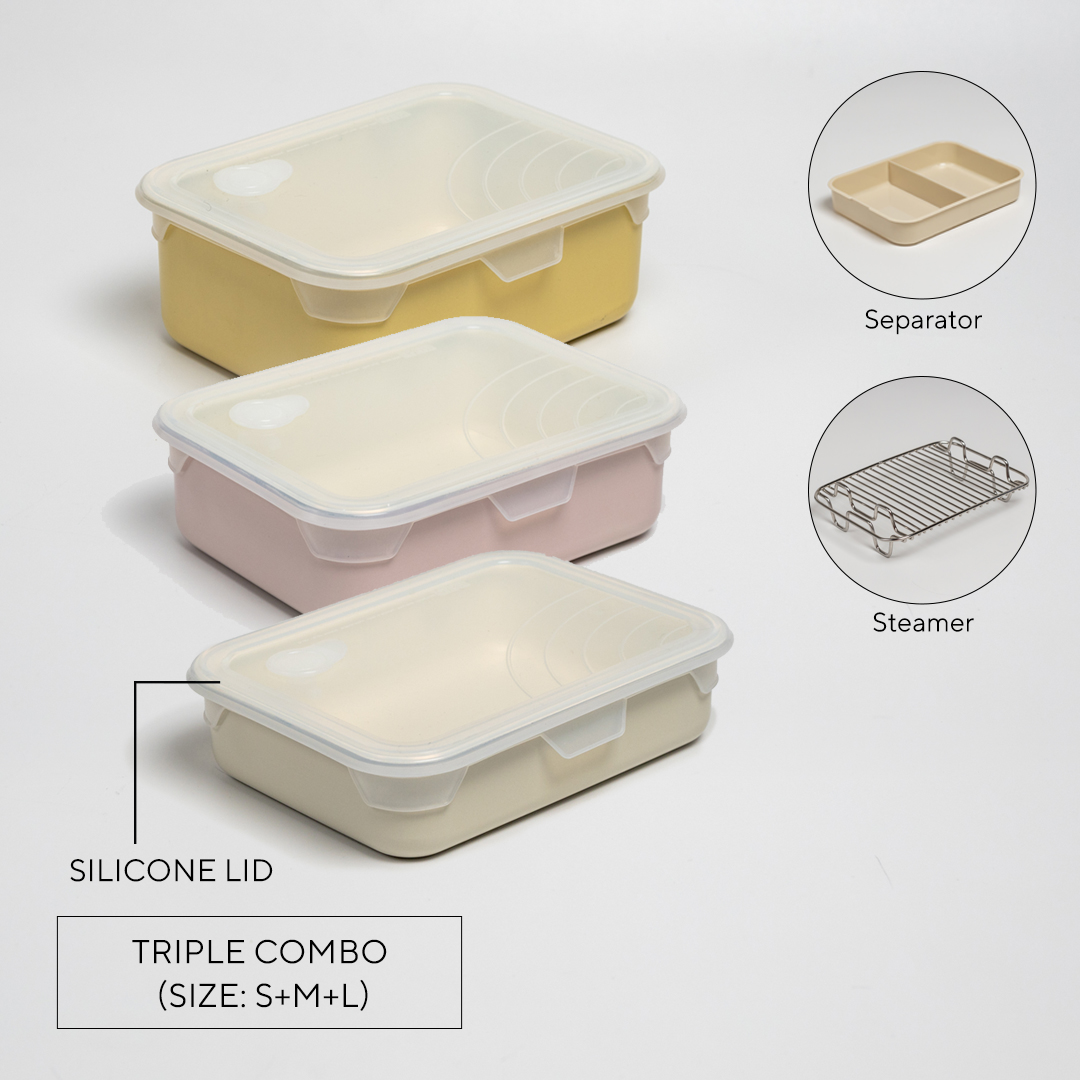 Revo Triple Combo (With Silicone Lid)