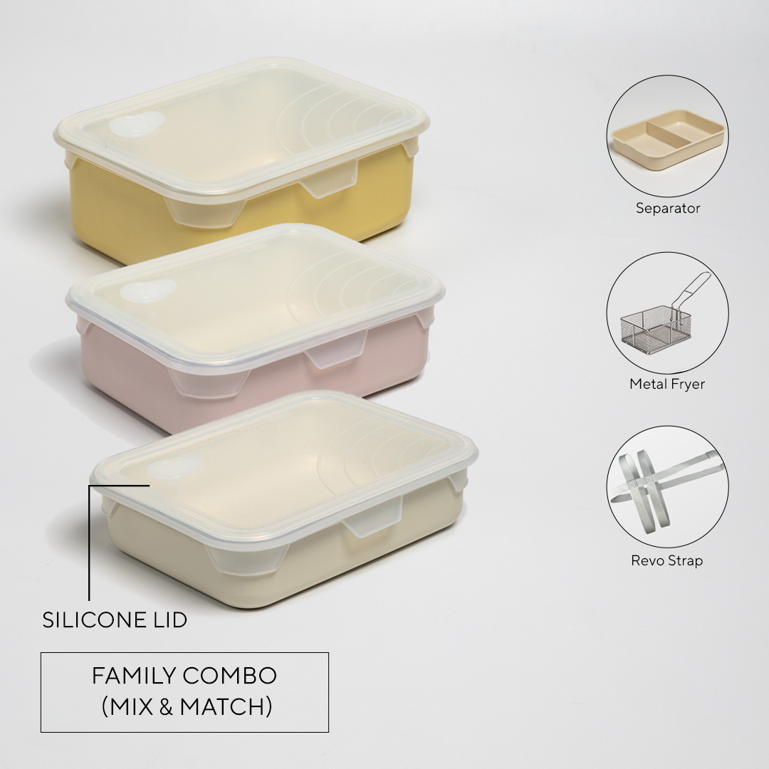 Revo Wholesome Combo (With Silcione Lid)