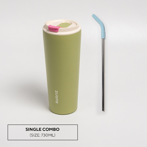 Swanz Straw Sip Mug 730ml - Single Combo