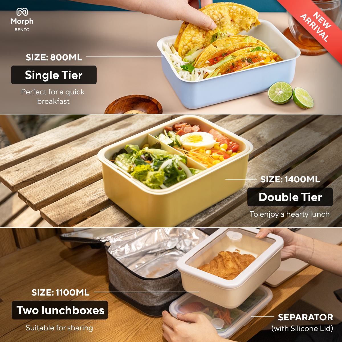 Morph Bento S (800ml)