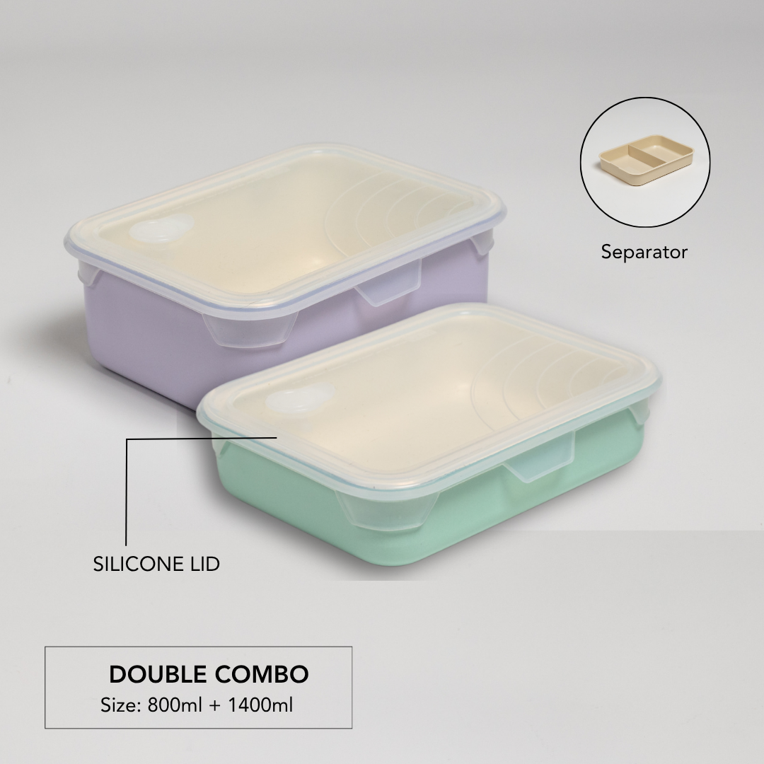 [Mothe's Day] Revo Double Combo (With Silicone Lid)