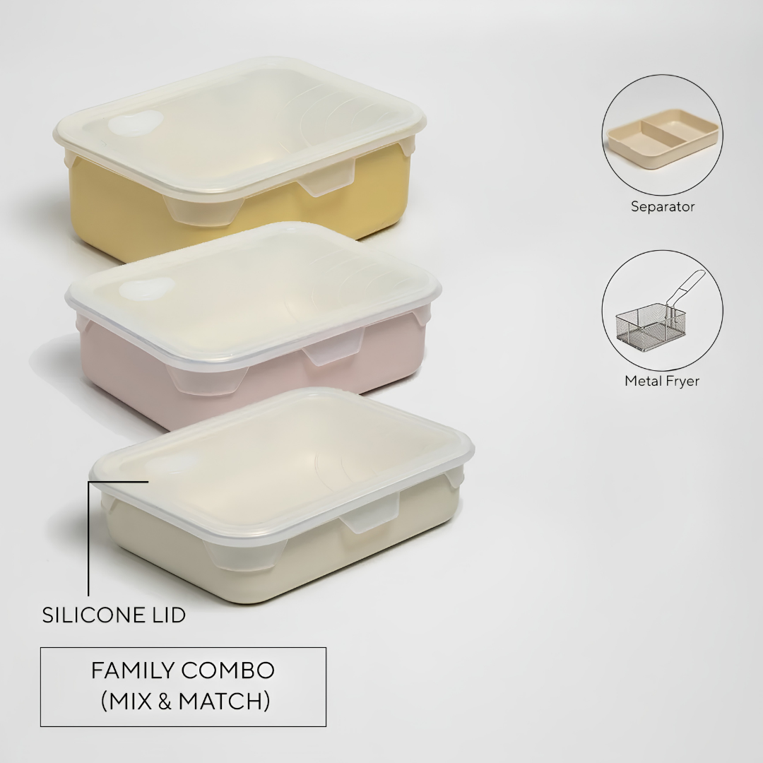 Revo Family Combo (With Silicone Lid)
