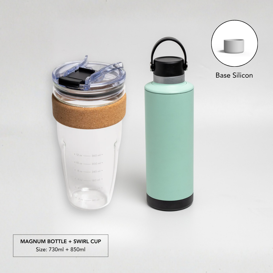 [Father's Day Sale] Magnum Bottle + Swirl Glass