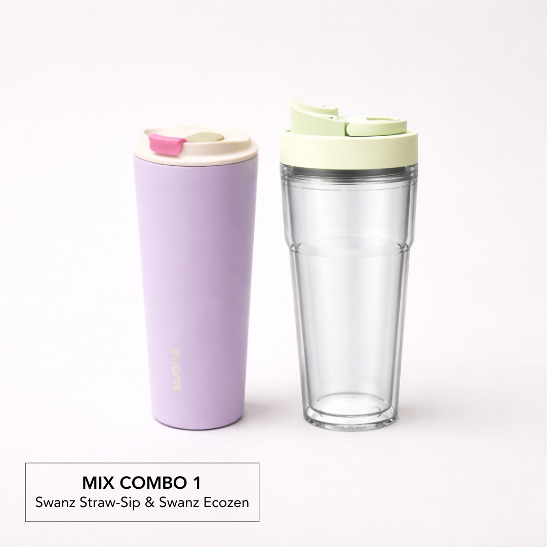 [Hari Raya 2026] Mix Combo 1 | Swanz Straw-Sip + Swanz Ecozen