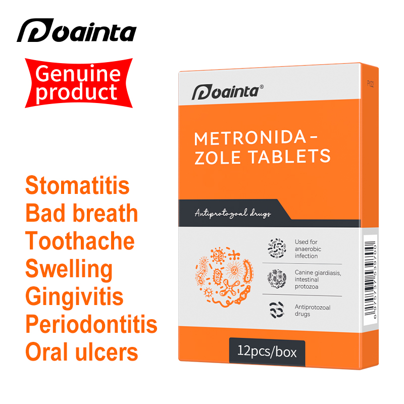  Metronidazole Tablets to Treat Stomatitis, Mouth Ulcer, Gingivitis, Periodontitis, Halitosis