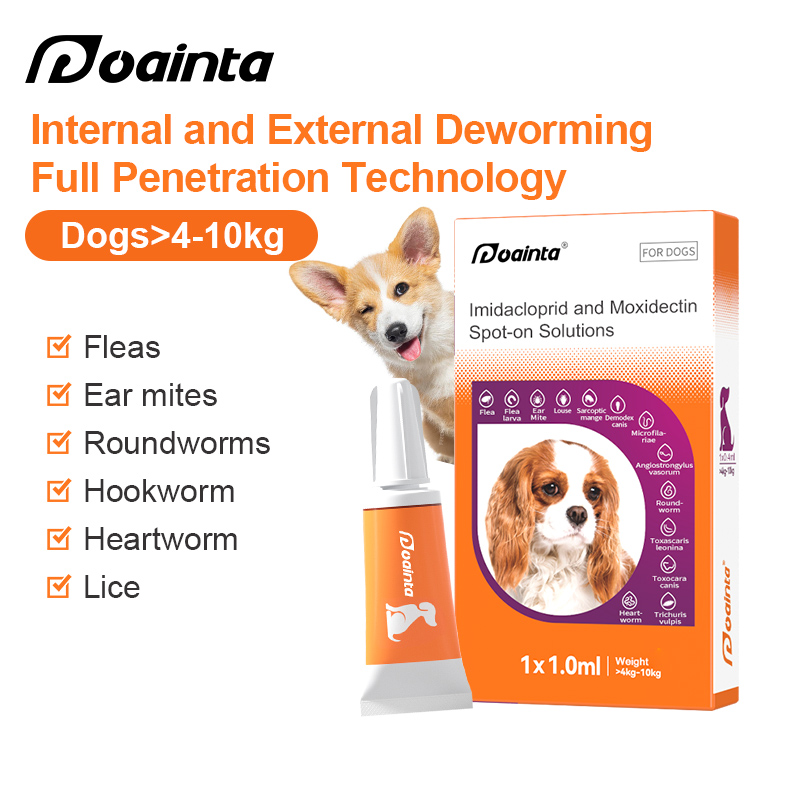 Puainta | All-in-One Dewormer Drop Anti Flea Lice and Worms for Dogs/ Cats