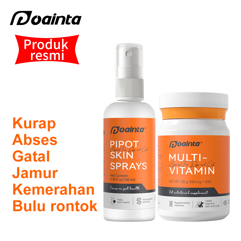 Semprotan perawatan alergi kulit hewan peliharaan / kemerahan / gatal / rambut rontok😺🐶