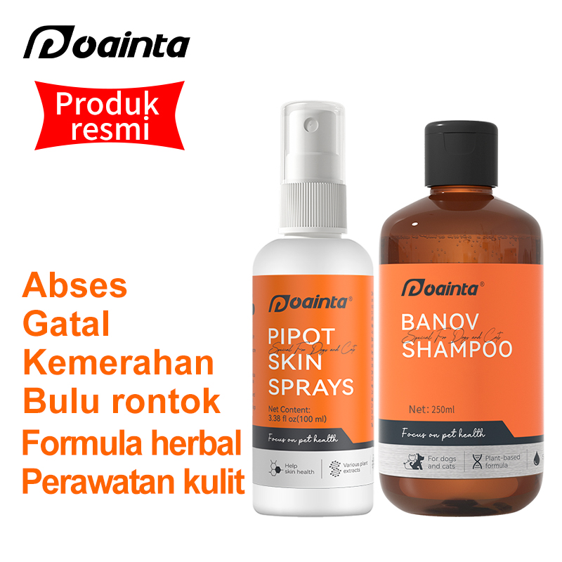 Semprotan perawatan alergi kulit hewan peliharaan / kemerahan / gatal / rambut rontok😺🐶