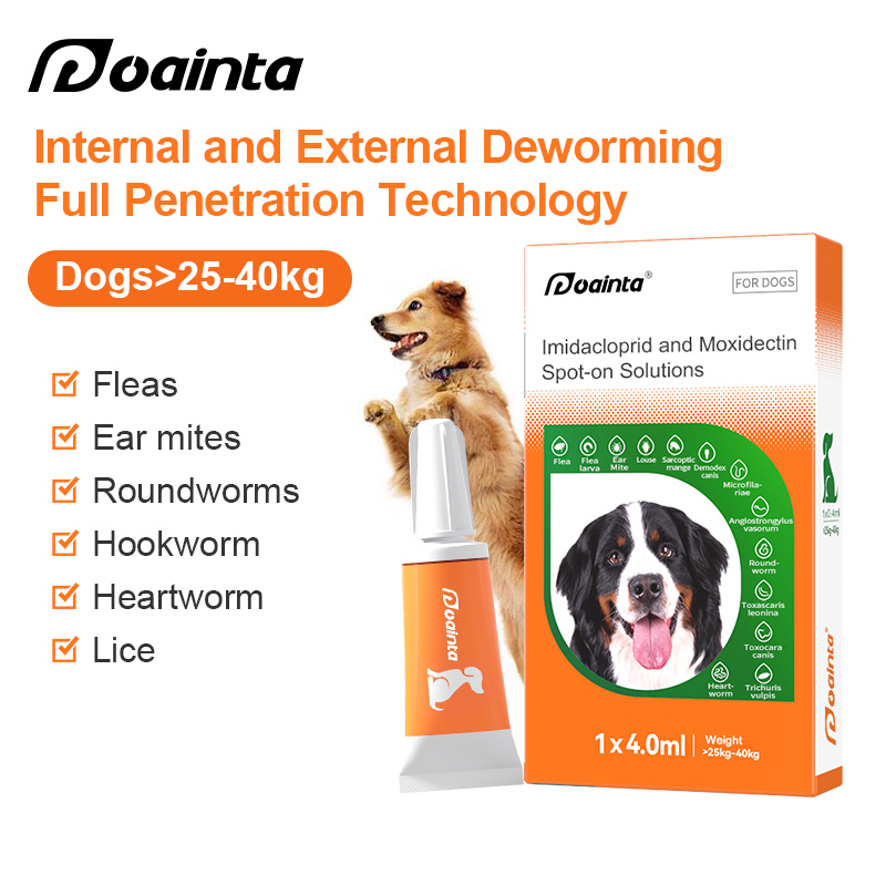 Puainta | All-in-One Dewormer Drop Anti Flea Lice and Worms for Dogs/ Cats