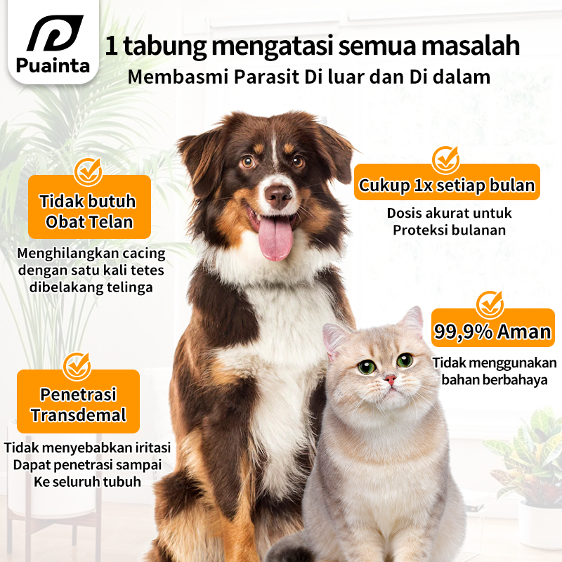 Anti Flea & Tick Topical Repellent for Dogs & Cats