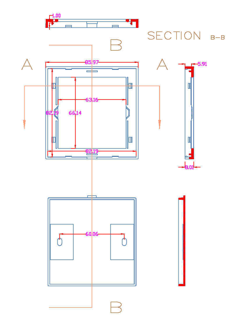 ultrathin 86 Attach remote control switch housing at will-Zhaotesi