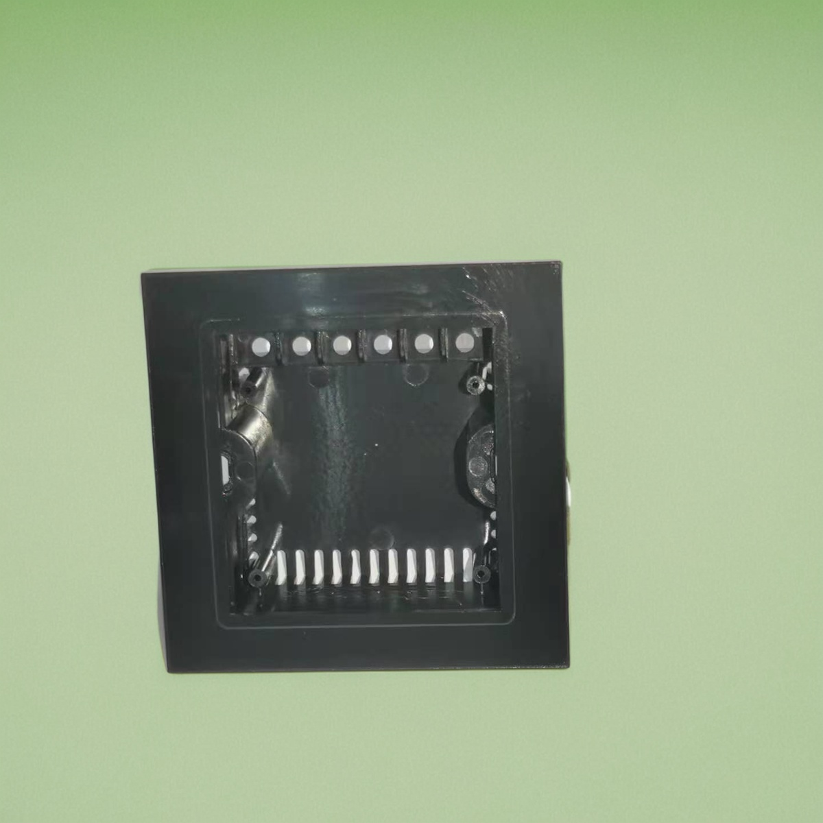 86 wall smart home switch enclosure with tempered glass panel-Zhaotesi