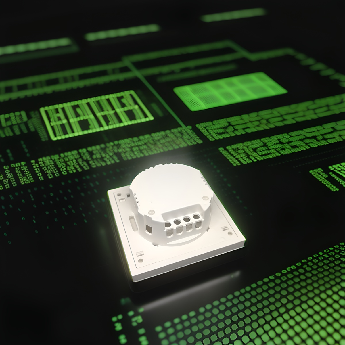 EU 86 intelligent switch housing mechanical and physical buttons automatically rebound-Zhaotesi