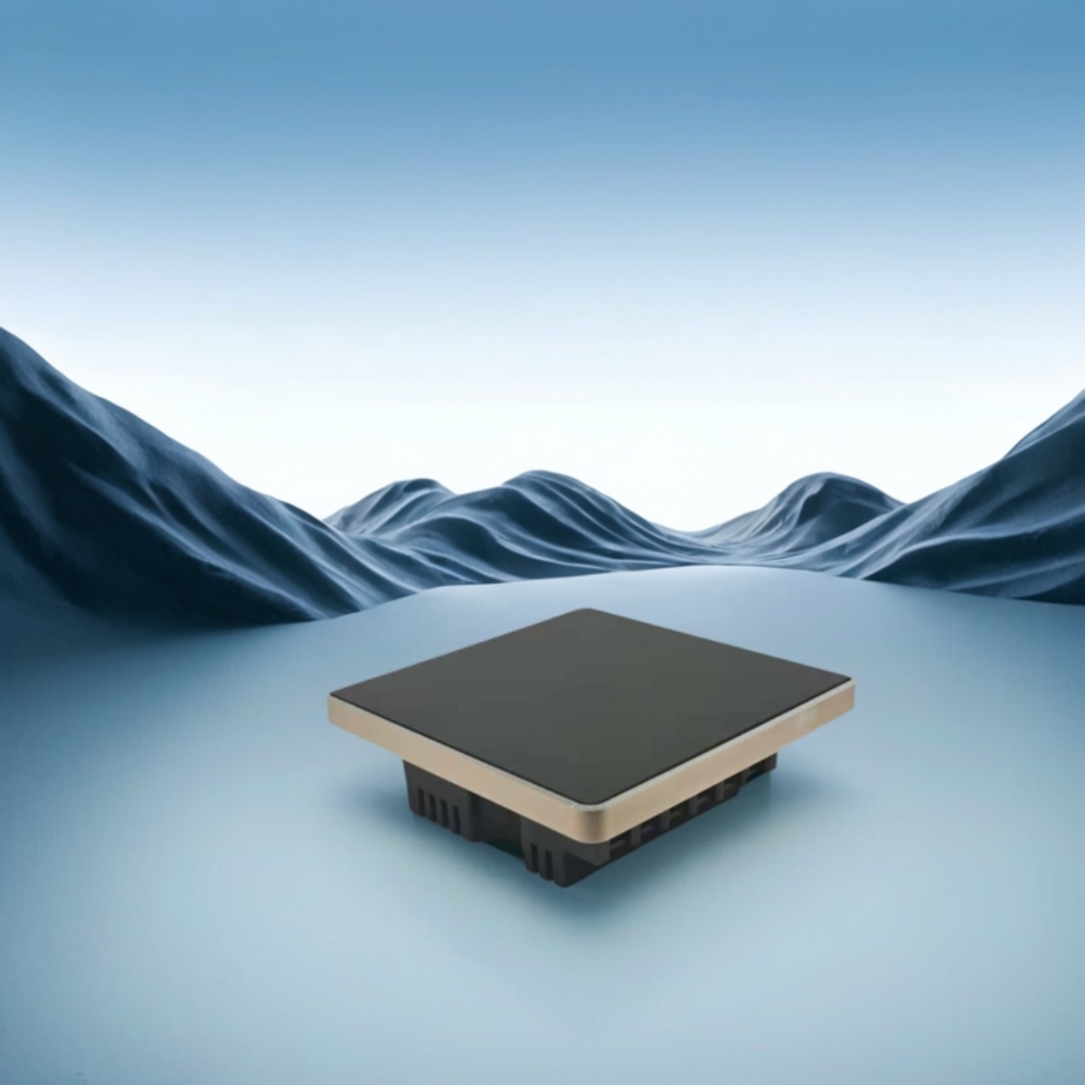 High grade aluminum frame 86 wall smart home switch enclosure with tempered glass -Zhaotesi