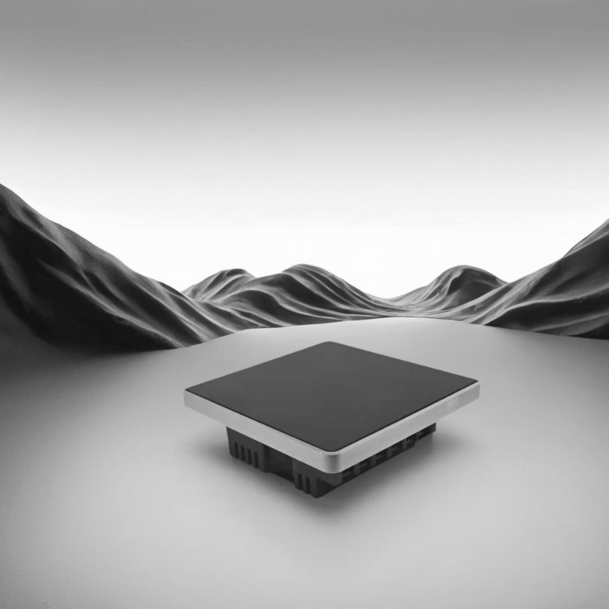 High grade aluminum frame 86 wall smart home switch enclosure with tempered glass -Zhaotesi