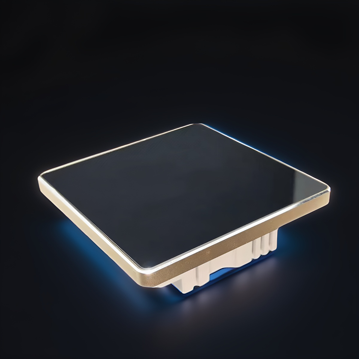 High grade 86 wall smart home switch enclosure with tempered glass panel